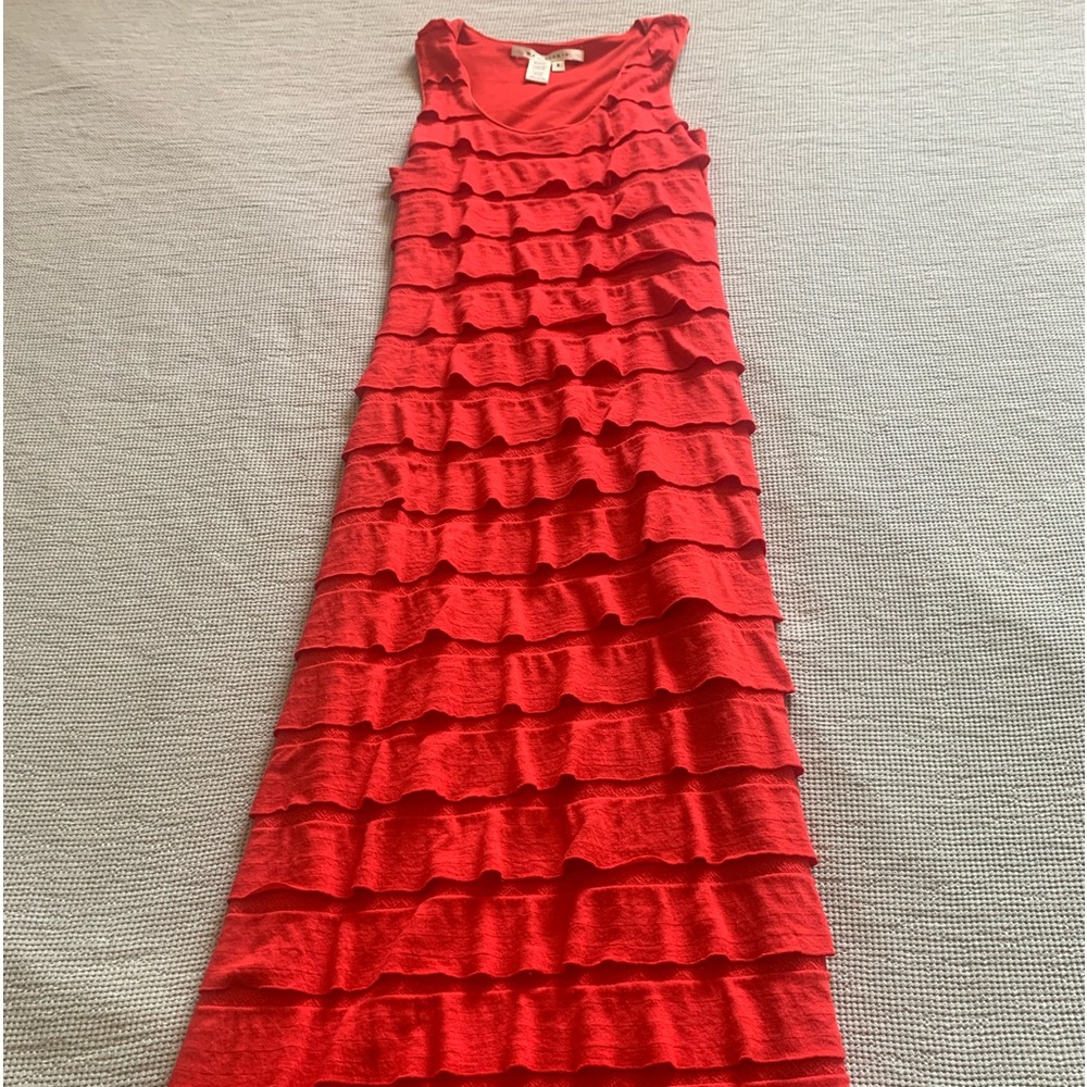 Max Studio Maxi Dress, Orange/Red